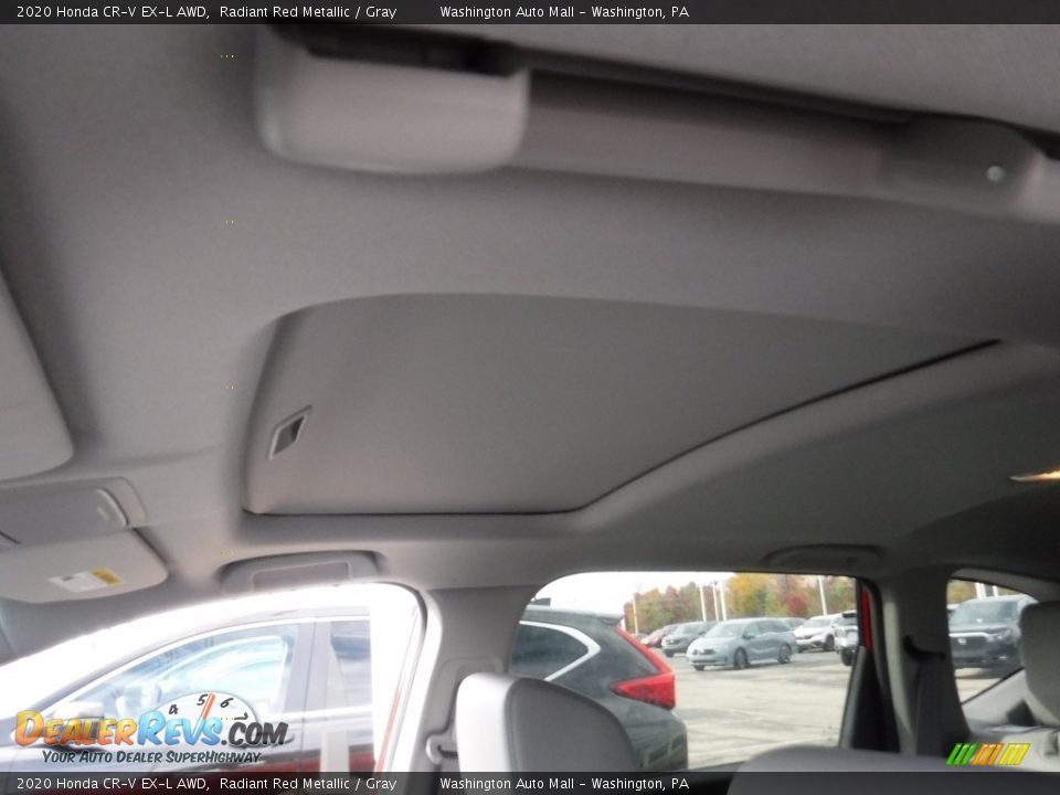 2020 Honda CR-V EX-L AWD Radiant Red Metallic / Gray Photo #11