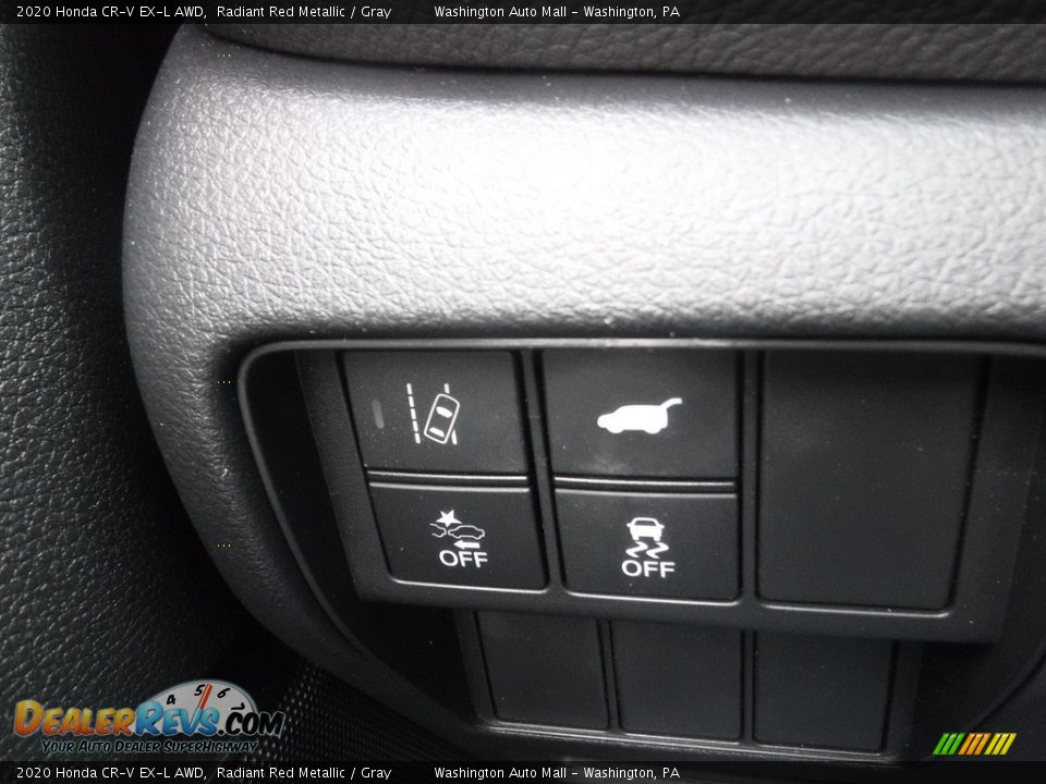 2020 Honda CR-V EX-L AWD Radiant Red Metallic / Gray Photo #13
