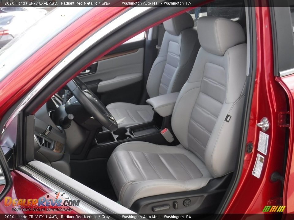 2020 Honda CR-V EX-L AWD Radiant Red Metallic / Gray Photo #14