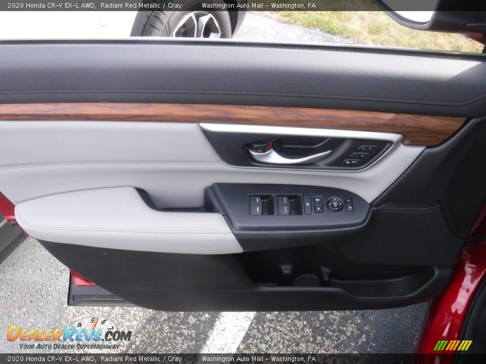 2020 Honda CR-V EX-L AWD Radiant Red Metallic / Gray Photo #15
