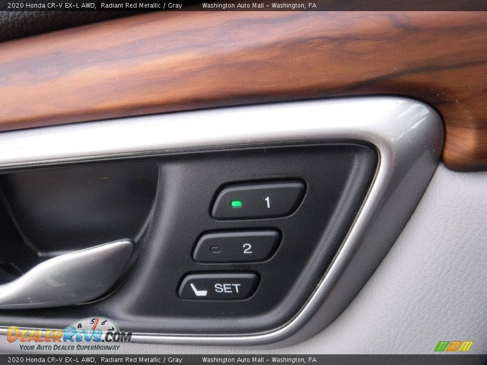 2020 Honda CR-V EX-L AWD Radiant Red Metallic / Gray Photo #16