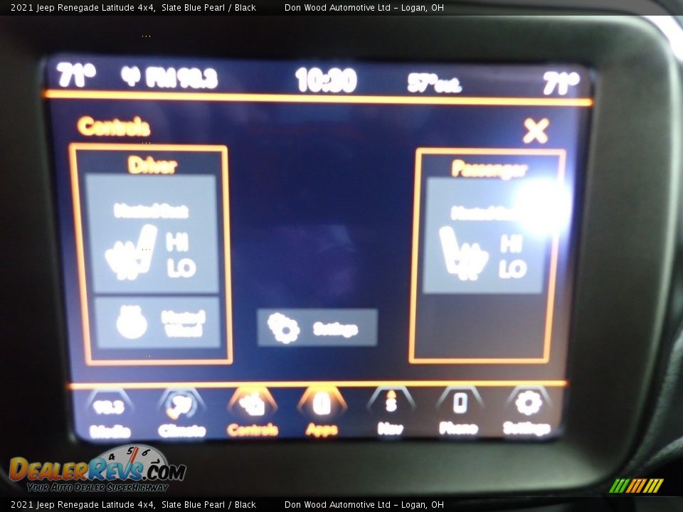 2021 Jeep Renegade Latitude 4x4 Slate Blue Pearl / Black Photo #4