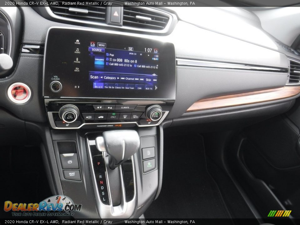 2020 Honda CR-V EX-L AWD Radiant Red Metallic / Gray Photo #17