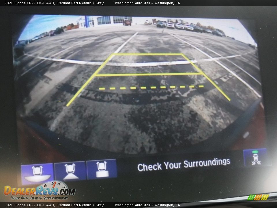 2020 Honda CR-V EX-L AWD Radiant Red Metallic / Gray Photo #18