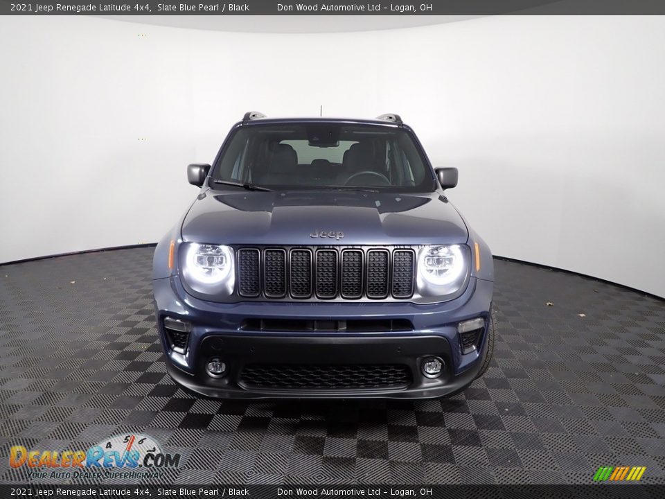 2021 Jeep Renegade Latitude 4x4 Slate Blue Pearl / Black Photo #7