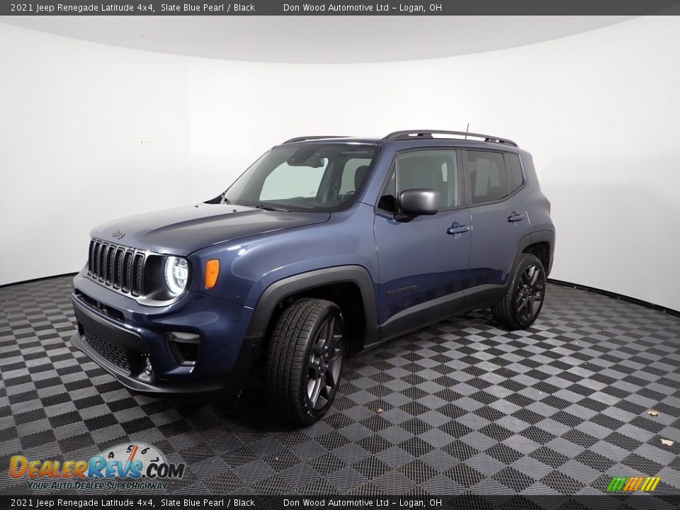 2021 Jeep Renegade Latitude 4x4 Slate Blue Pearl / Black Photo #8