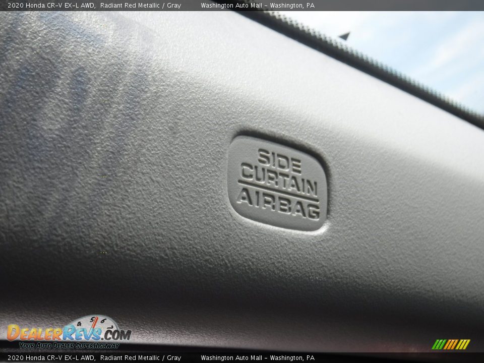 2020 Honda CR-V EX-L AWD Radiant Red Metallic / Gray Photo #23