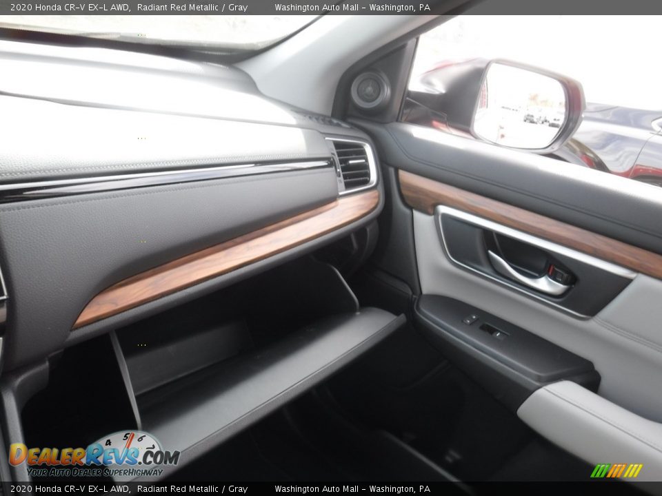 2020 Honda CR-V EX-L AWD Radiant Red Metallic / Gray Photo #25