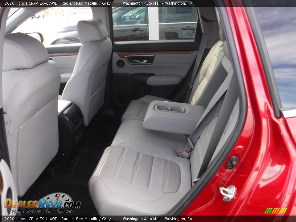 2020 Honda CR-V EX-L AWD Radiant Red Metallic / Gray Photo #27