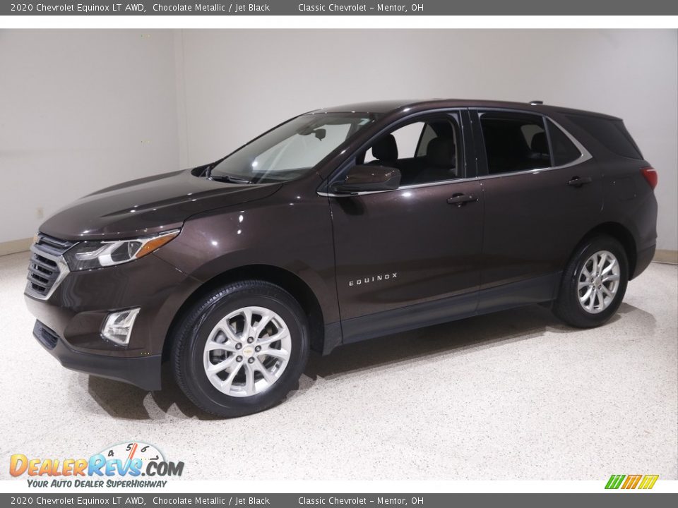 2020 Chevrolet Equinox LT AWD Chocolate Metallic / Jet Black Photo #3