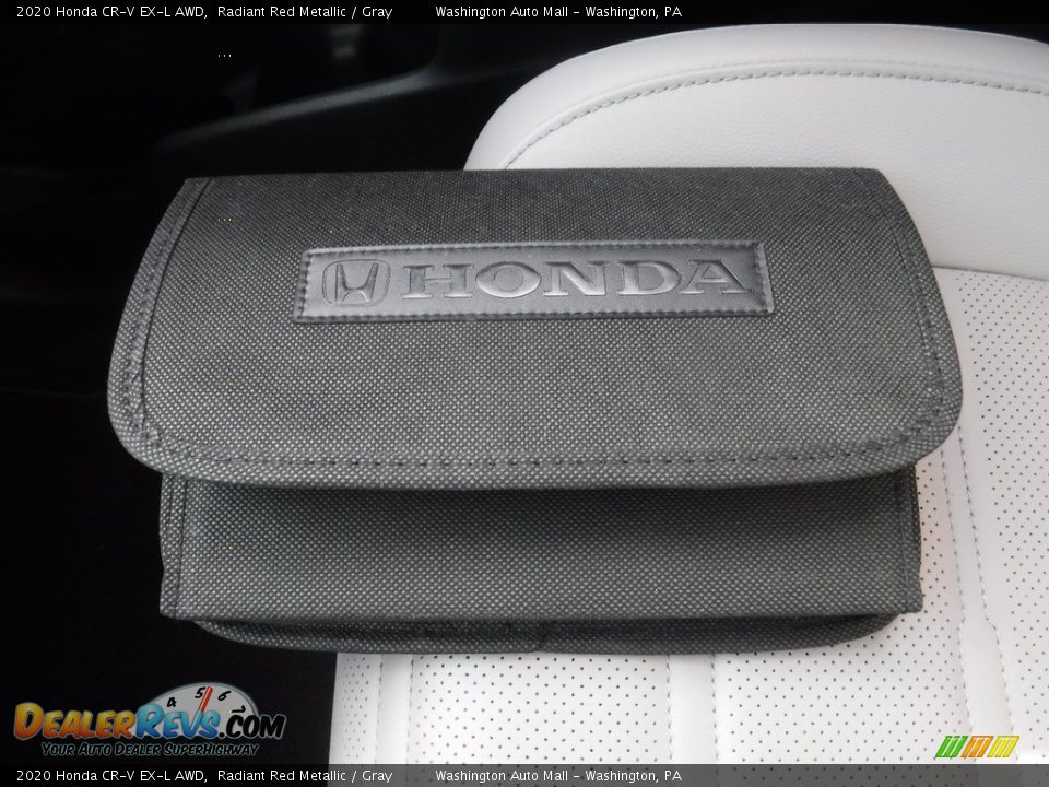 2020 Honda CR-V EX-L AWD Radiant Red Metallic / Gray Photo #30