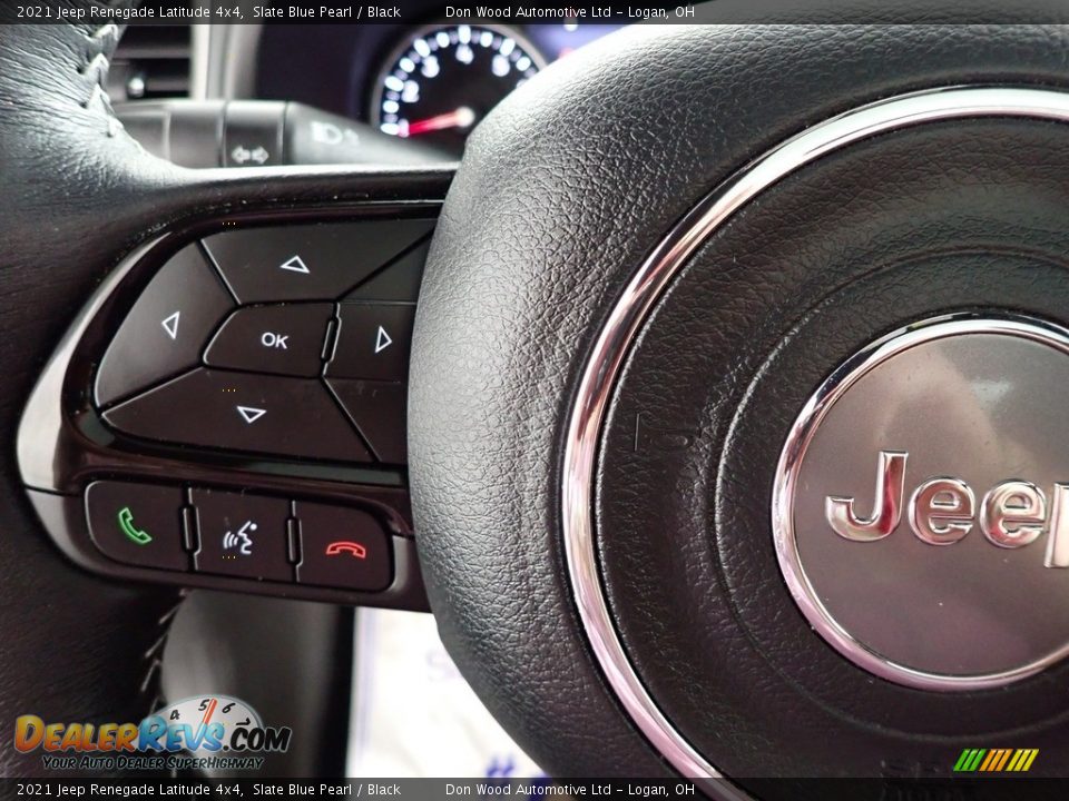 2021 Jeep Renegade Latitude 4x4 Slate Blue Pearl / Black Photo #19