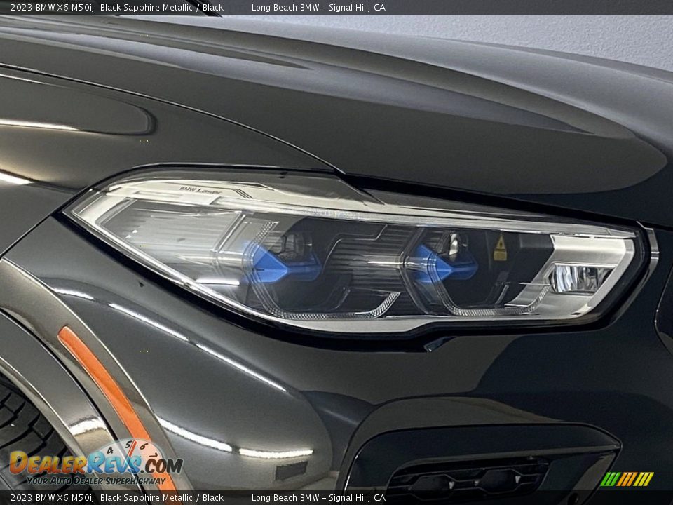 2023 BMW X6 M50i Black Sapphire Metallic / Black Photo #4