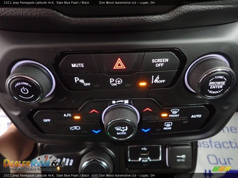 2021 Jeep Renegade Latitude 4x4 Slate Blue Pearl / Black Photo #22