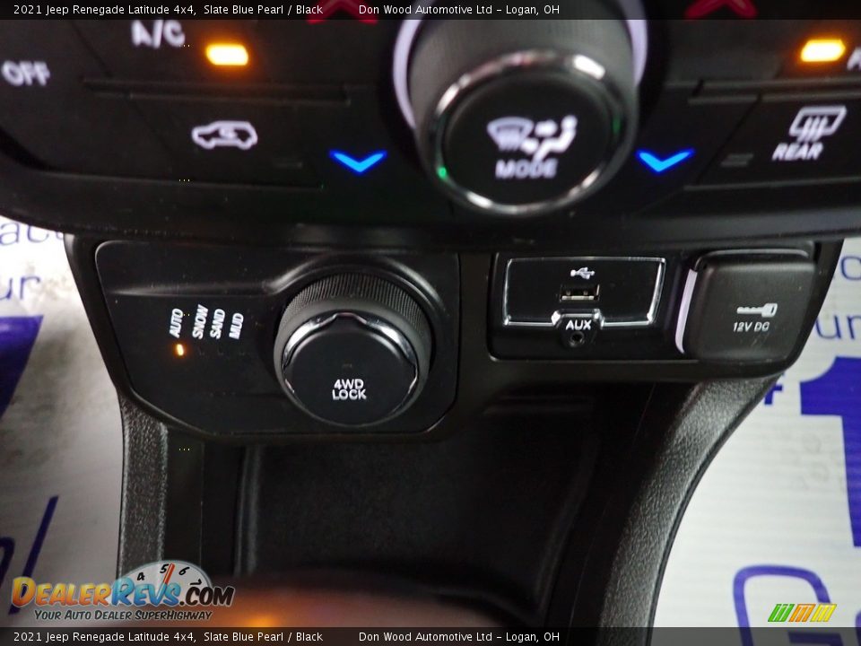 2021 Jeep Renegade Latitude 4x4 Slate Blue Pearl / Black Photo #23