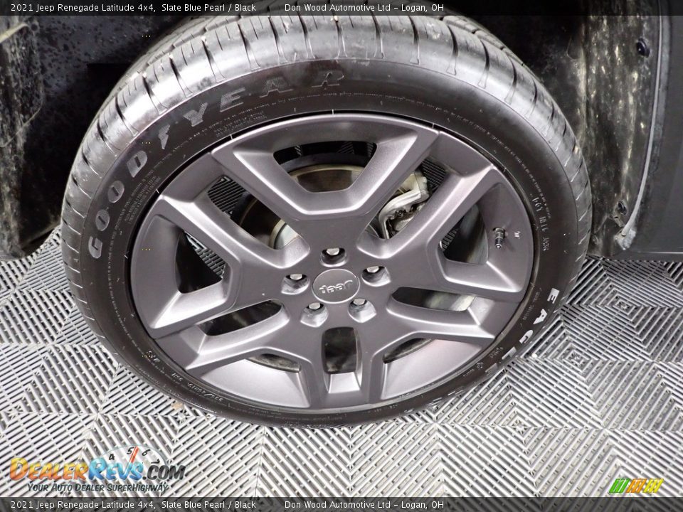 2021 Jeep Renegade Latitude 4x4 Slate Blue Pearl / Black Photo #34