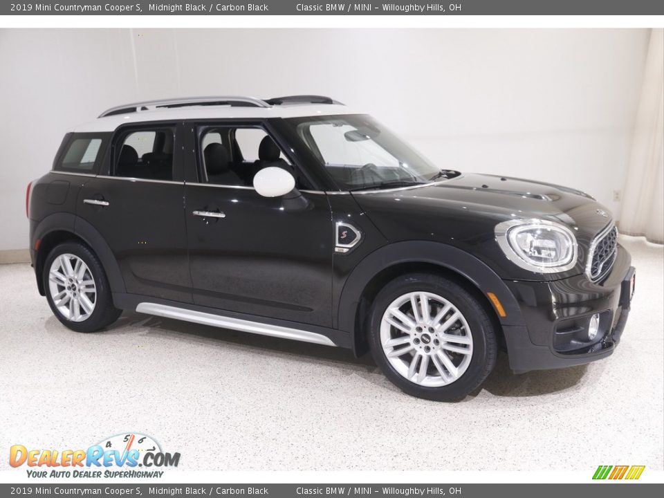 2019 Mini Countryman Cooper S Midnight Black / Carbon Black Photo #1