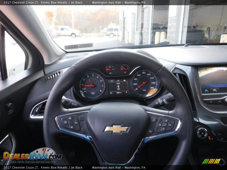 2017 Chevrolet Cruze LT Kinetic Blue Metallic / Jet Black Photo #23