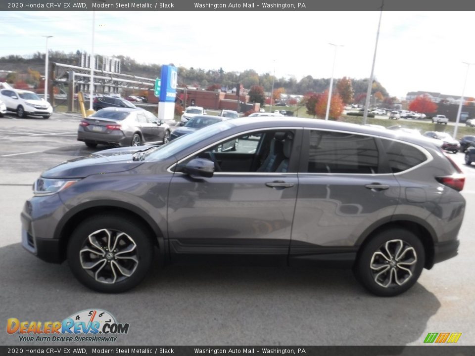 2020 Honda CR-V EX AWD Modern Steel Metallic / Black Photo #7