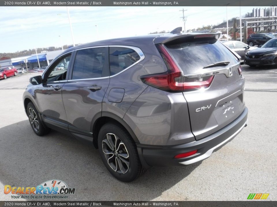 2020 Honda CR-V EX AWD Modern Steel Metallic / Black Photo #8