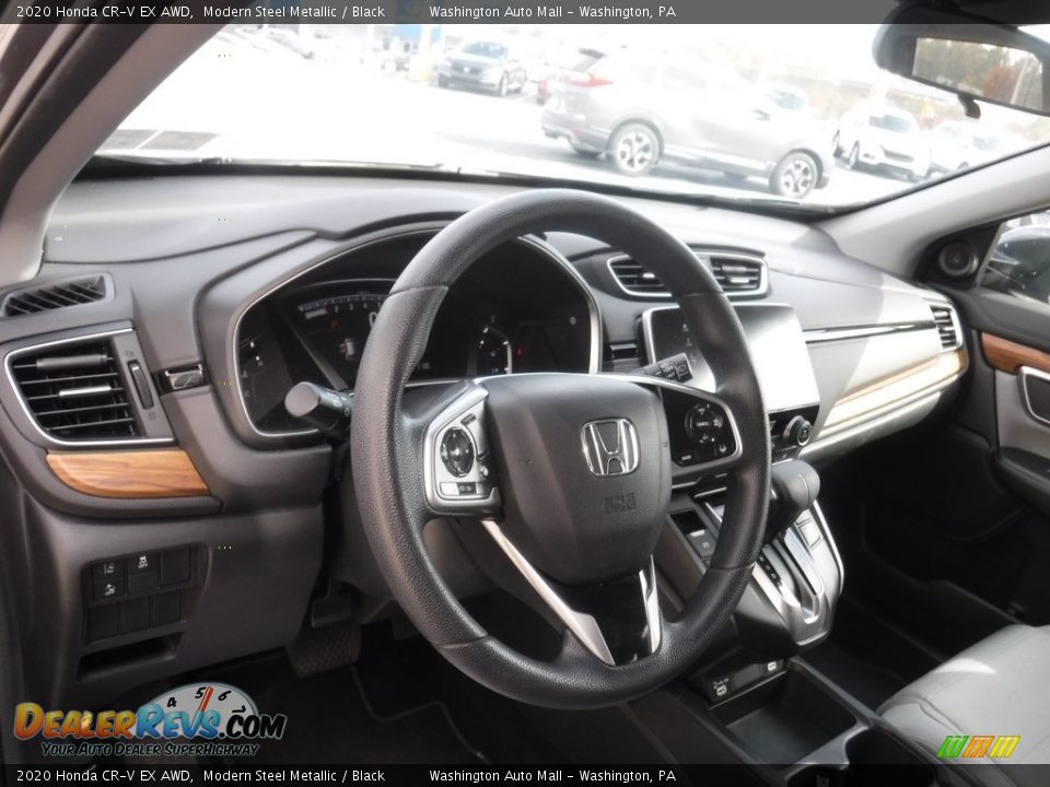 2020 Honda CR-V EX AWD Modern Steel Metallic / Black Photo #16