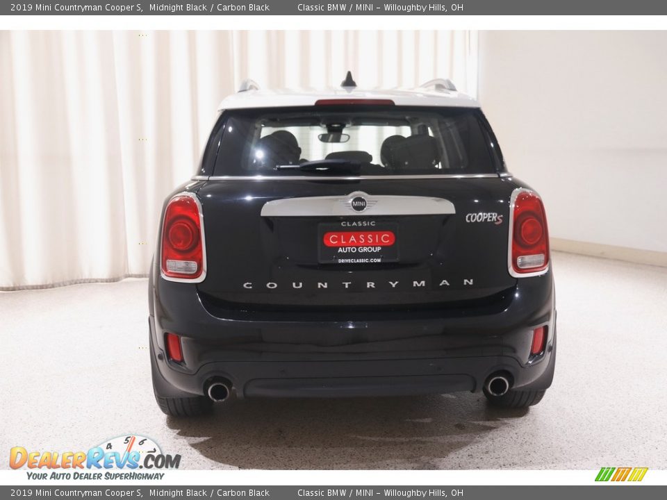 2019 Mini Countryman Cooper S Midnight Black / Carbon Black Photo #19