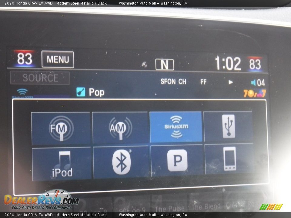2020 Honda CR-V EX AWD Modern Steel Metallic / Black Photo #22
