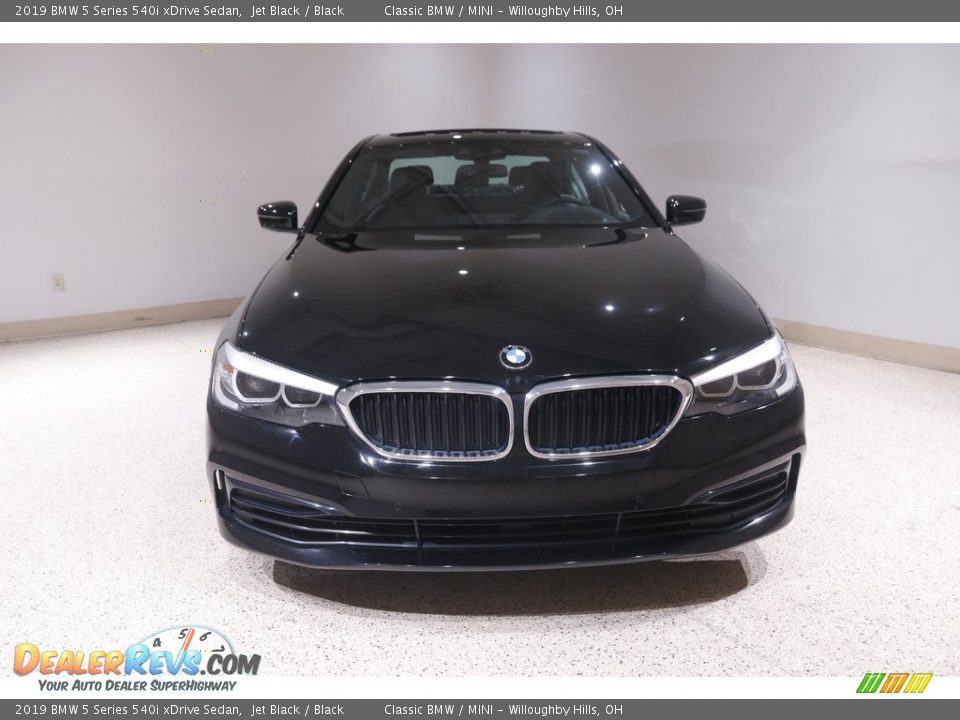 2019 BMW 5 Series 540i xDrive Sedan Jet Black / Black Photo #2