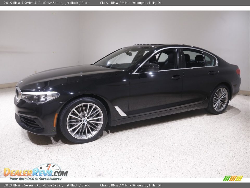 2019 BMW 5 Series 540i xDrive Sedan Jet Black / Black Photo #3