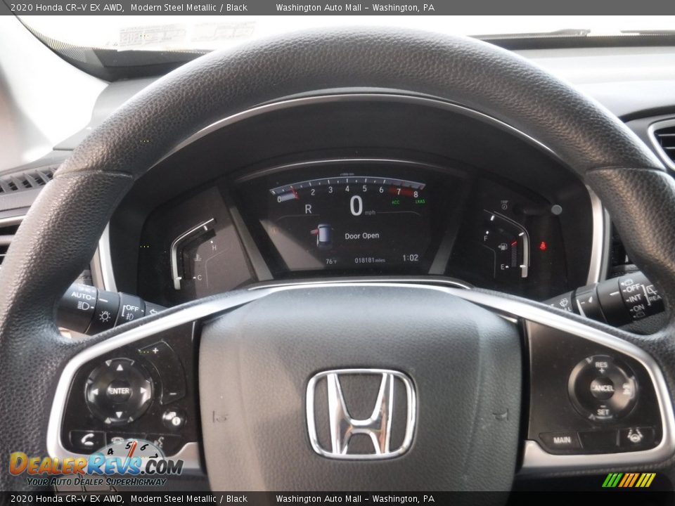 2020 Honda CR-V EX AWD Modern Steel Metallic / Black Photo #26