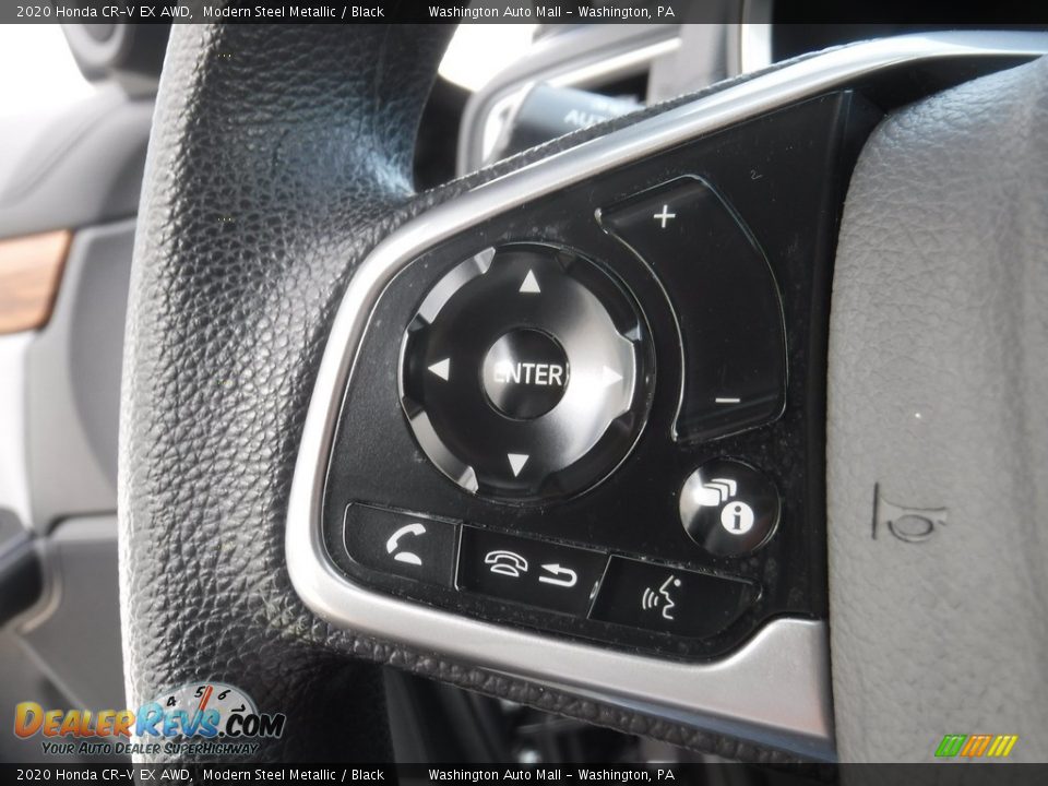 2020 Honda CR-V EX AWD Modern Steel Metallic / Black Photo #27