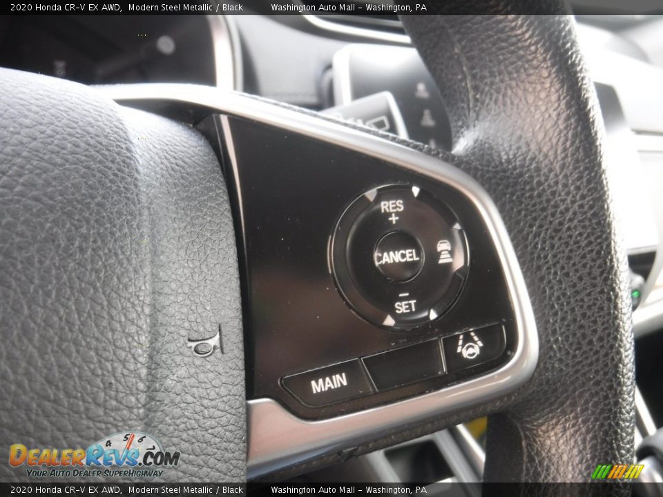 2020 Honda CR-V EX AWD Modern Steel Metallic / Black Photo #28