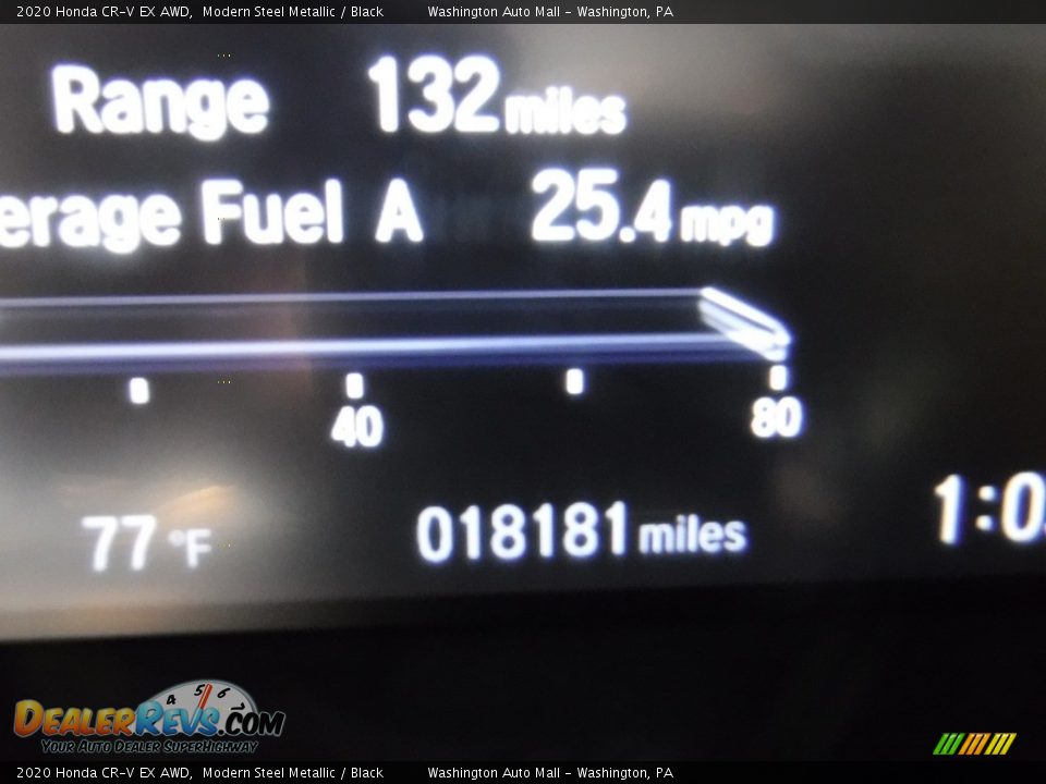 2020 Honda CR-V EX AWD Modern Steel Metallic / Black Photo #35