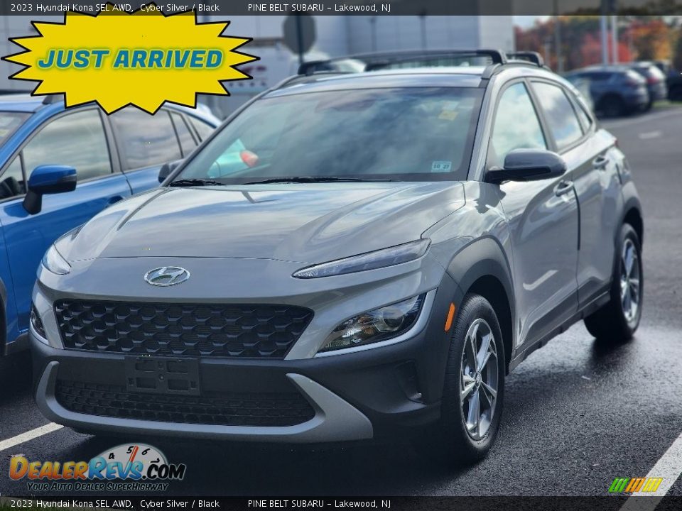 2023 Hyundai Kona SEL AWD Cyber Silver / Black Photo #1