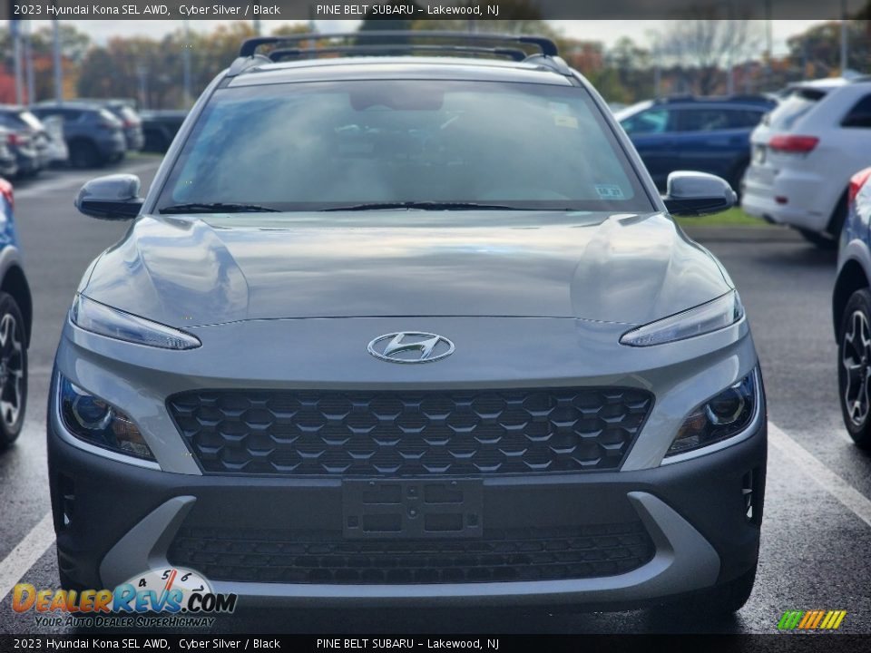 2023 Hyundai Kona SEL AWD Cyber Silver / Black Photo #3