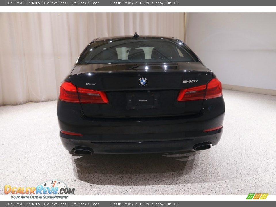 2019 BMW 5 Series 540i xDrive Sedan Jet Black / Black Photo #21