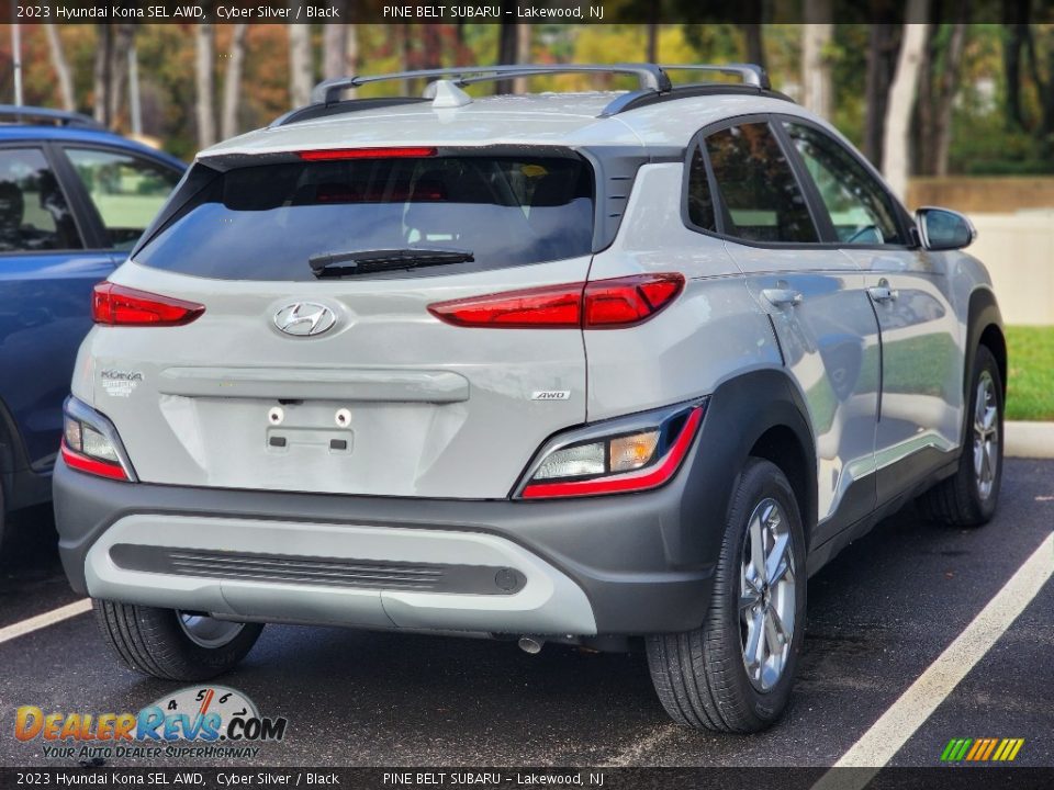 2023 Hyundai Kona SEL AWD Cyber Silver / Black Photo #8