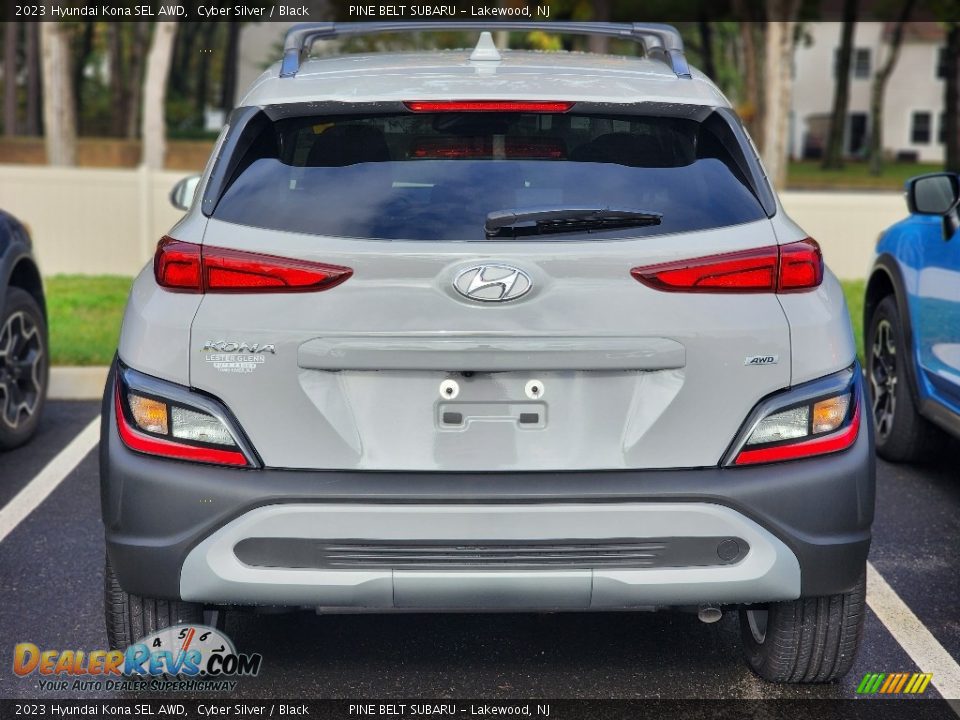 2023 Hyundai Kona SEL AWD Cyber Silver / Black Photo #9