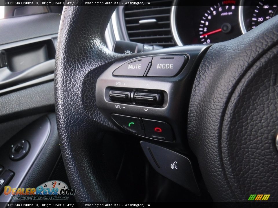 2015 Kia Optima LX Bright Silver / Gray Photo #5