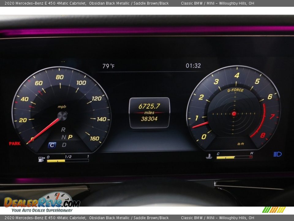 2020 Mercedes-Benz E 450 4Matic Cabriolet Gauges Photo #10