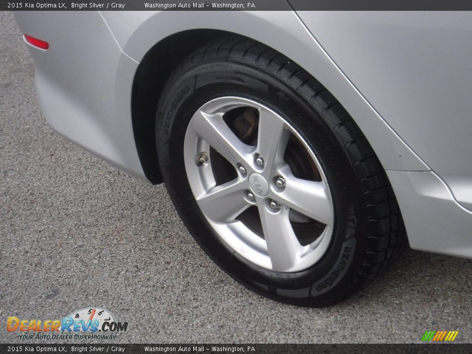 2015 Kia Optima LX Bright Silver / Gray Photo #8