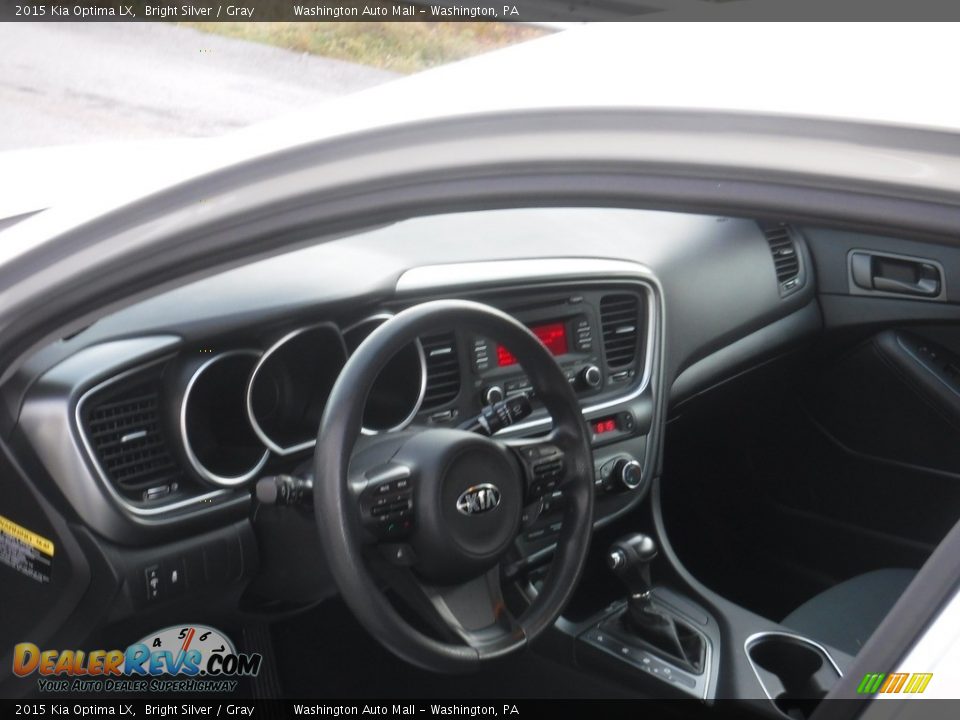 2015 Kia Optima LX Bright Silver / Gray Photo #16