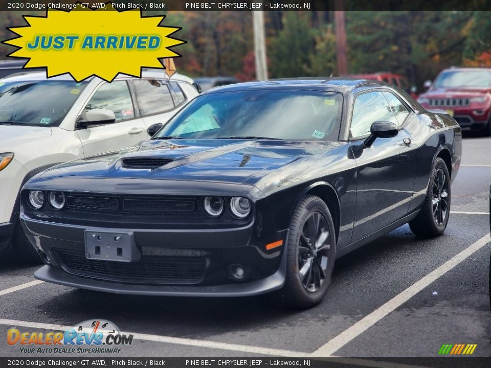 2020 Dodge Challenger GT AWD Pitch Black / Black Photo #1