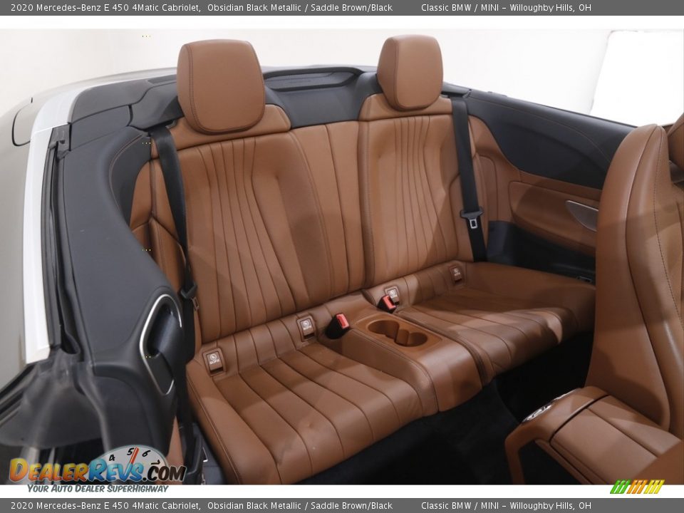Rear Seat of 2020 Mercedes-Benz E 450 4Matic Cabriolet Photo #26