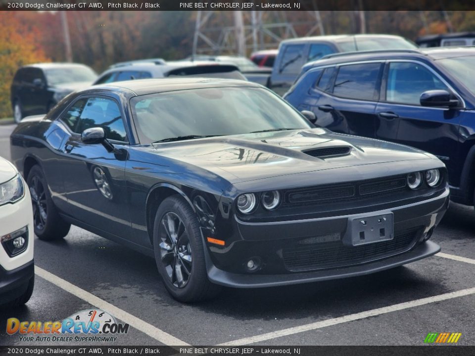 2020 Dodge Challenger GT AWD Pitch Black / Black Photo #4