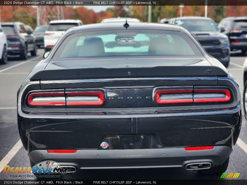 2020 Dodge Challenger GT AWD Pitch Black / Black Photo #6