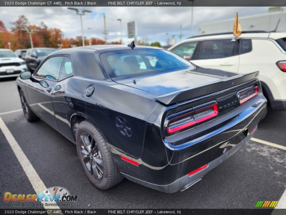 2020 Dodge Challenger GT AWD Pitch Black / Black Photo #7