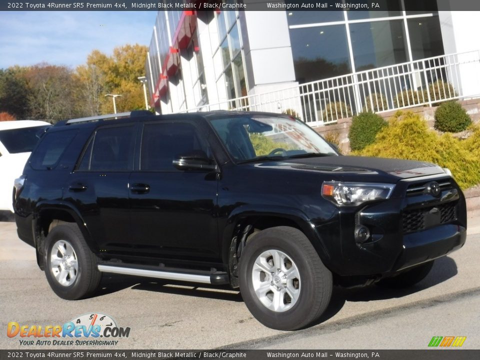 2022 Toyota 4Runner SR5 Premium 4x4 Midnight Black Metallic / Black/Graphite Photo #1