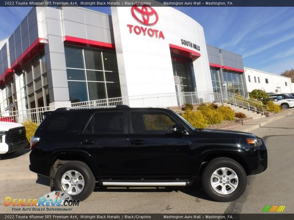 2022 Toyota 4Runner SR5 Premium 4x4 Midnight Black Metallic / Black/Graphite Photo #2