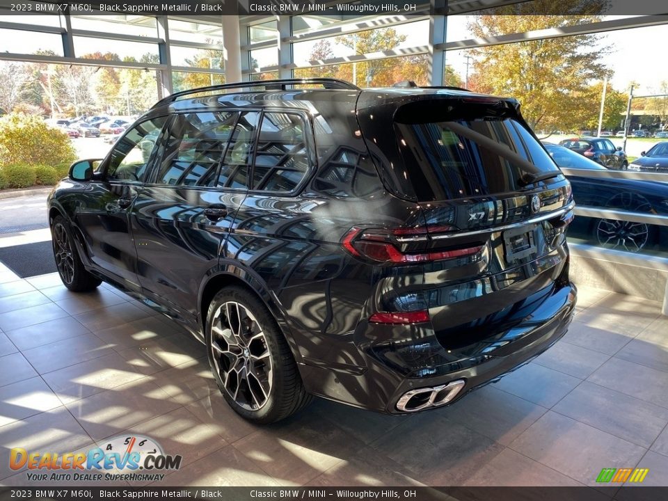 2023 BMW X7 M60i Black Sapphire Metallic / Black Photo #2